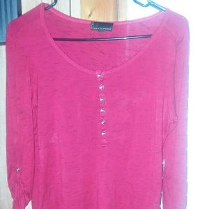Ijean buffalo red and black long sleeve shirt